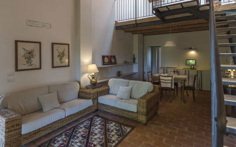 Accommodation Dondo: Dining Room, Living Room