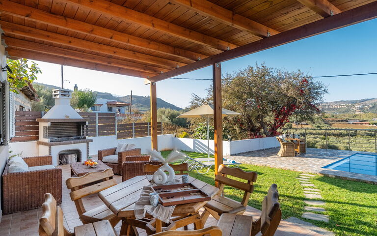 Villa Rose: Balcony / Terrace / Patio, Building Exterior, Garden, Outdoor, Pool