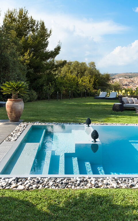 Villa Agnese: Building Exterior, Garden, Outdoor, Pool, Scenic View