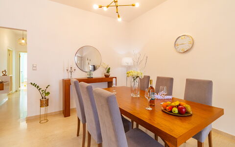 Accommodation Christianna Apartments 1: Dining Room, Kitchen, Living Room