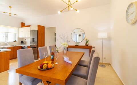 Accommodation Christianna Apartments 1: Dining Room, Kitchen, Living Room