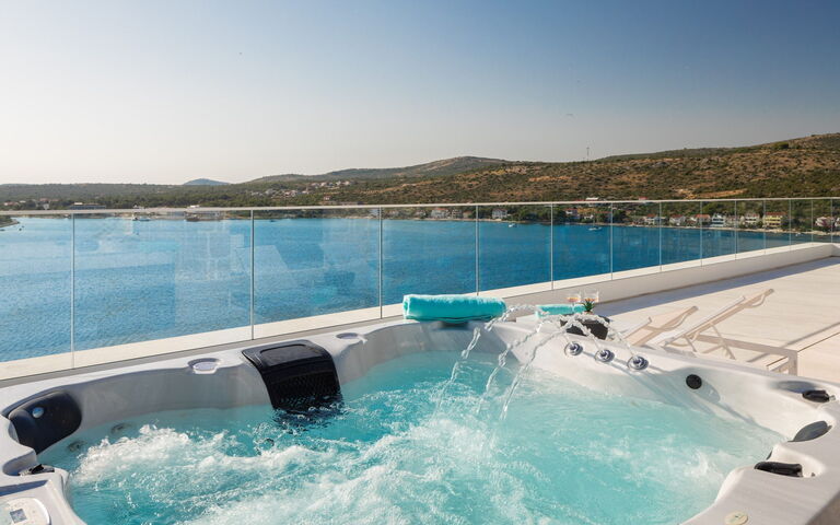 Villa Olive Vista 2: Building Exterior, Hot Tub, Outdoor, Scenic View