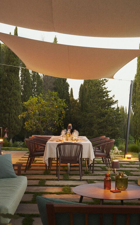 Villa Elmi: Balcony / Terrace / Patio, Building Exterior, Garden, Outdoor, Scenic View