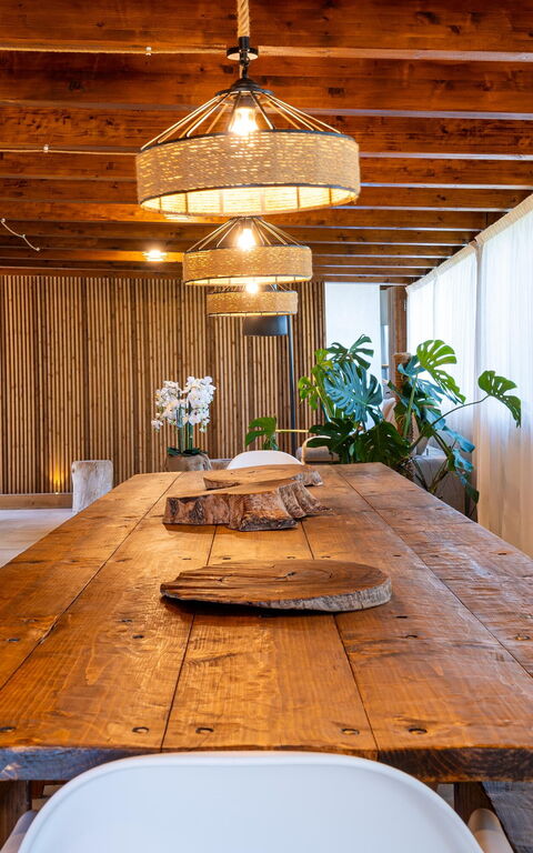 Villa Sole Tra i Ginepri: Dining Room, Living Room