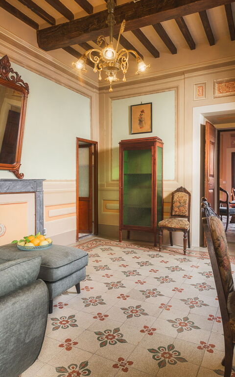 Villa Laparelli Pitti: Living Room