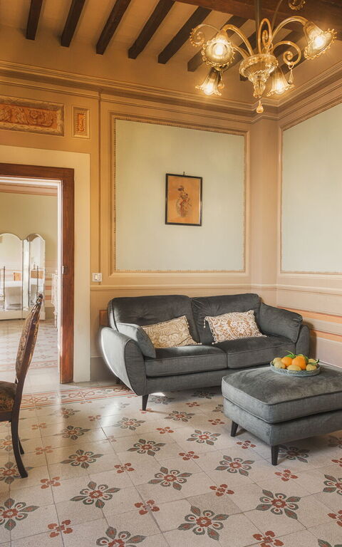 Villa Laparelli Pitti: Living Room