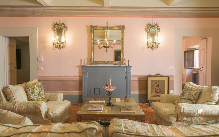 Villa Laparelli Pitti: Living Room