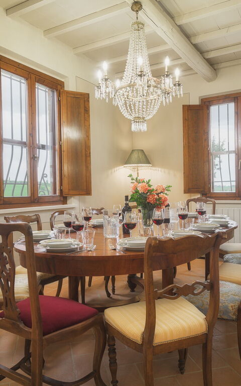 Villa la Contea: Dining Room
