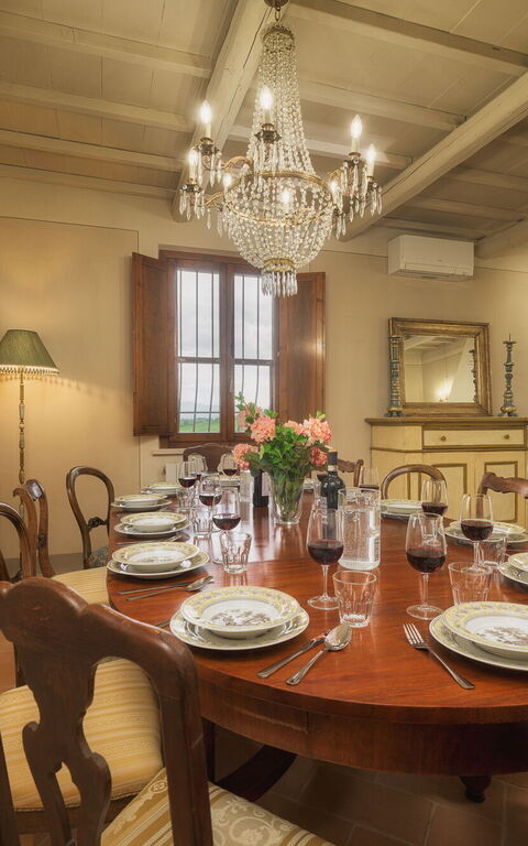 Villa la Contea: Dining Room