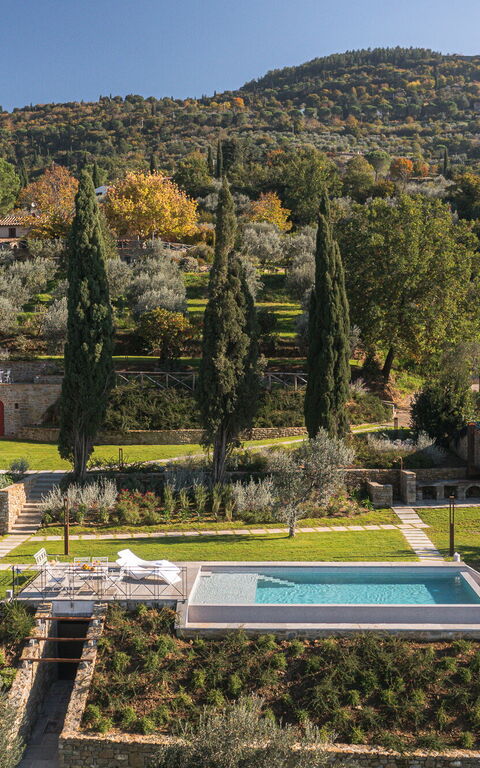Villa Belvedere: Building Exterior, Garden, Outdoor, Pool, Scenic View