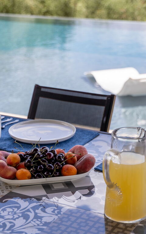 Villa Silvia: Food, Pool