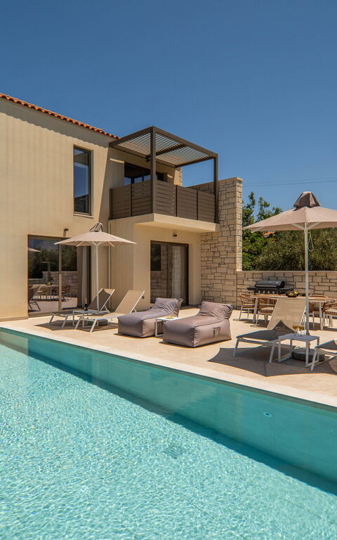 Villa Zen Chrysi: Building Exterior, Outdoor, Pool