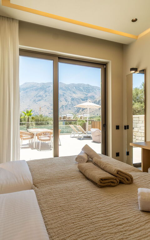 Villa Zen Chrysi: Bedroom