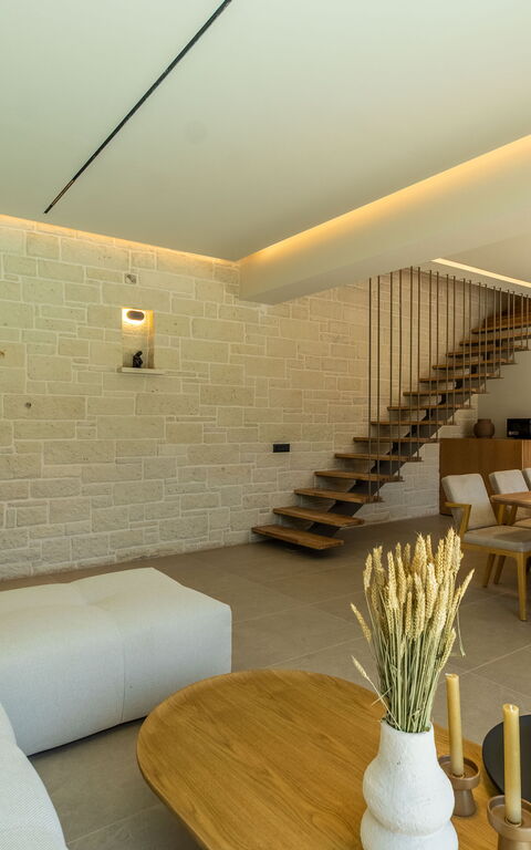 Villa Zen Chrysi: Dining Room, Living Room