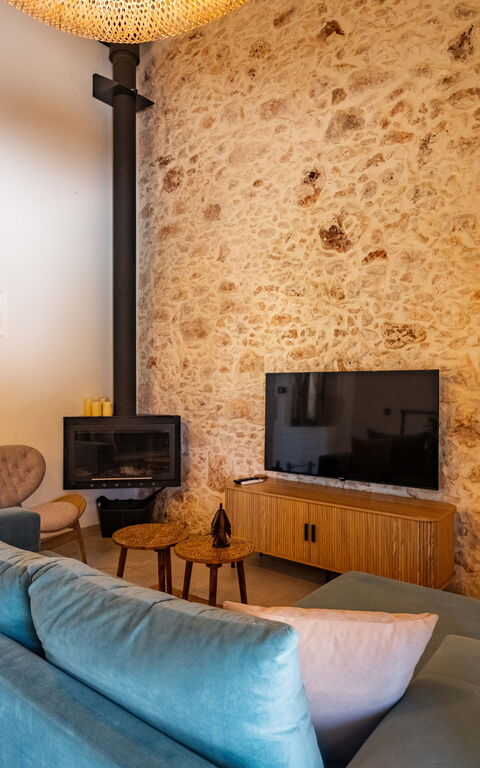 Villa Platon: Living Room