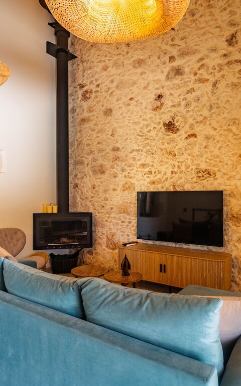 Villa Platon: Living Room