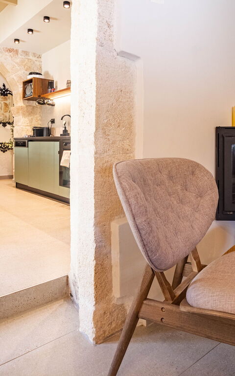 Villa Platon: Kitchen, Living Room