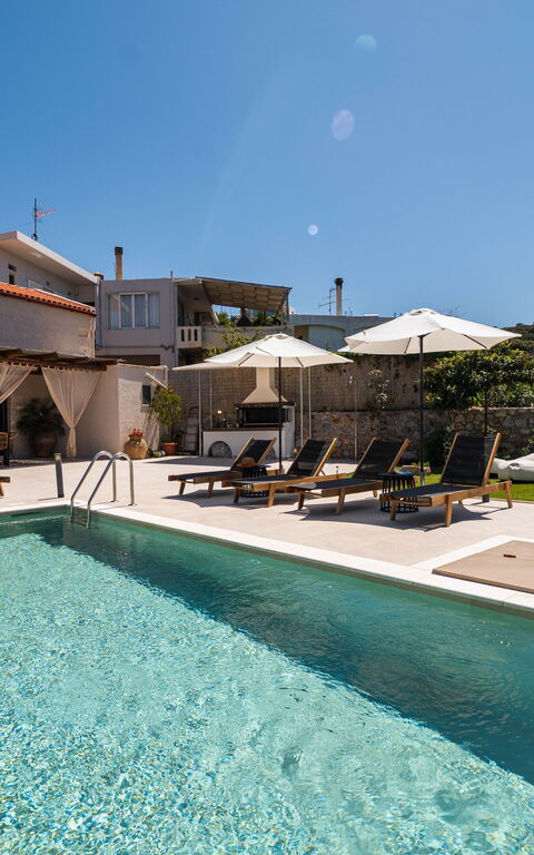 Villa Platon: Building Exterior, Garden, Outdoor, Pool