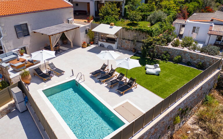 Villa Platon: Building Exterior, Garden, Outdoor, Pool, Scenic View