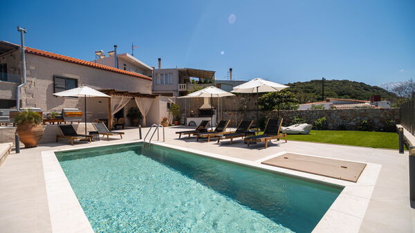 Villa Platon: Building Exterior, Garden, Outdoor, Pool