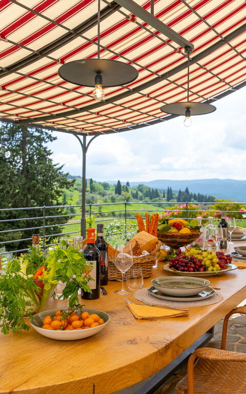 Villa Tenuta Casenuove: Balcony / Terrace / Patio, Building Exterior, Outdoor, Scenic View