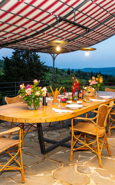 Villa Tenuta Casenuove: Balcony / Terrace / Patio, Building Exterior, Outdoor, Scenic View