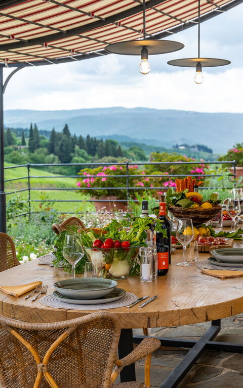 Villa Tenuta Casenuove: Balcony / Terrace / Patio, Building Exterior, Outdoor, Scenic View