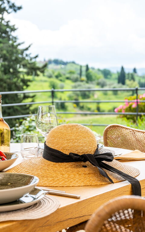 Villa Tenuta Casenuove: Balcony / Terrace / Patio, Building Exterior, Outdoor, Scenic View