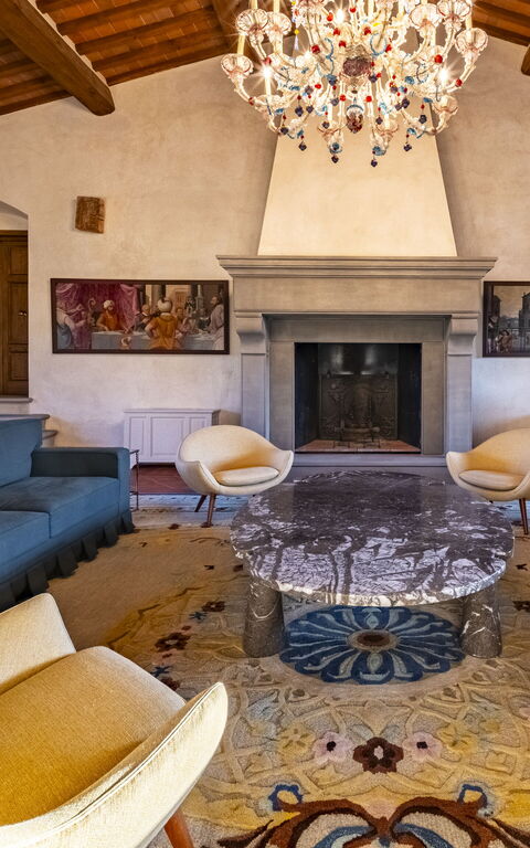Villa Tenuta Casenuove: Living Room