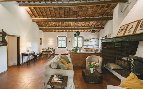 Accommodation Colonica: Living Room