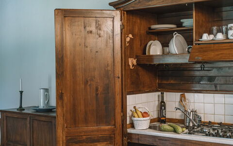 Accommodation Loggetta: Kitchen