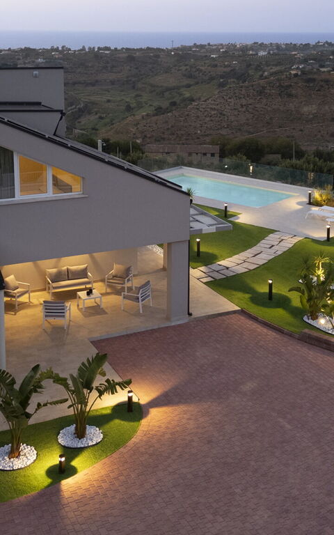 Villa Aversa: Building Exterior, Garden, Outdoor, Pool, Scenic View