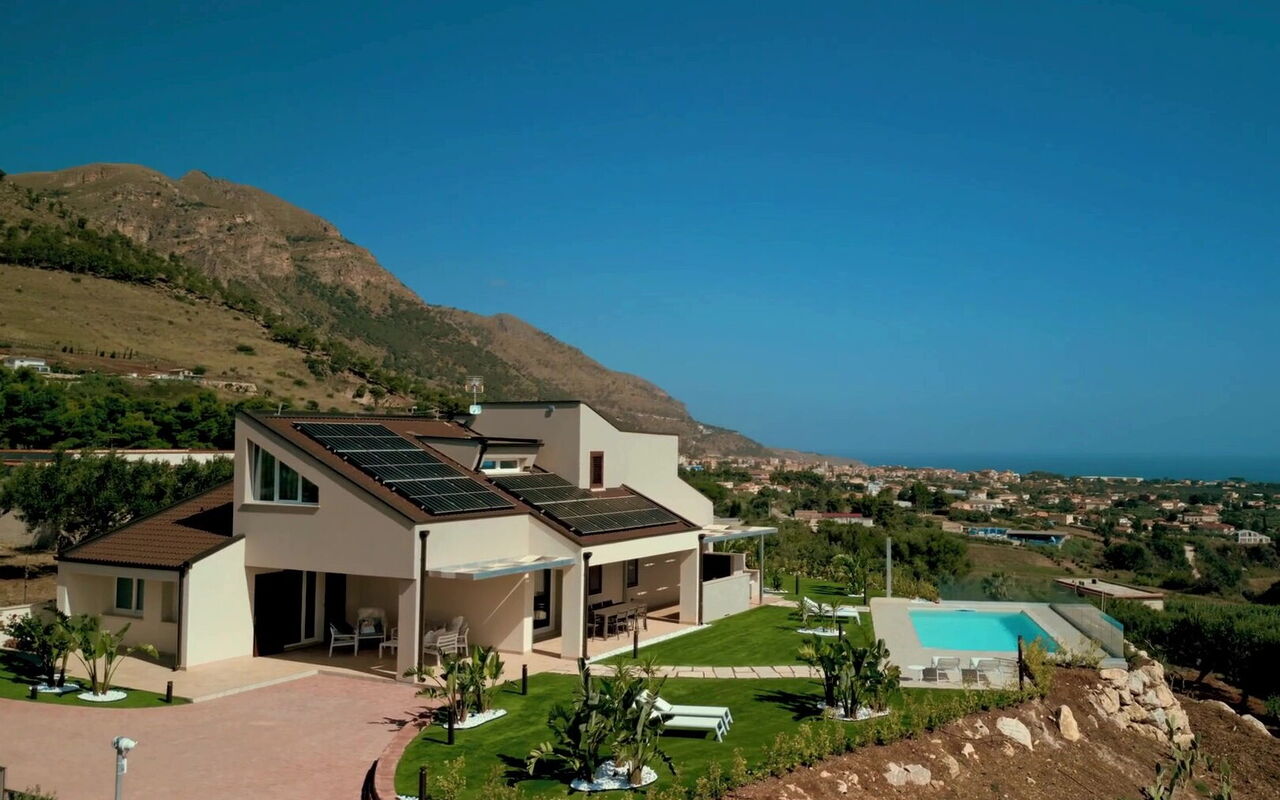 Villa Aversa: Building Exterior, Garden, Outdoor, Pool, Scenic View