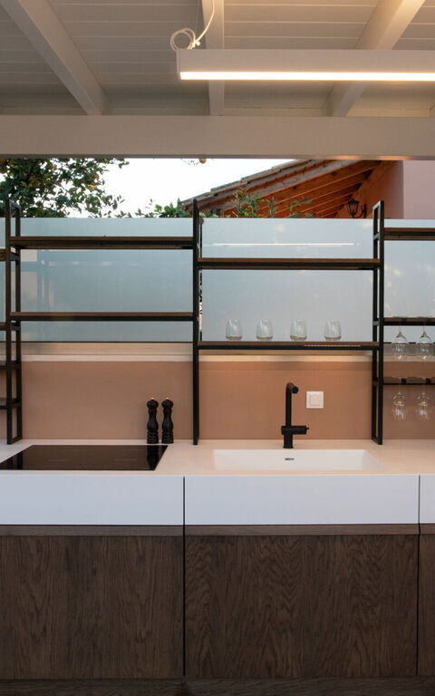 Villa Eleas Ikos: Balcony / Terrace / Patio, Building Exterior, Outdoor