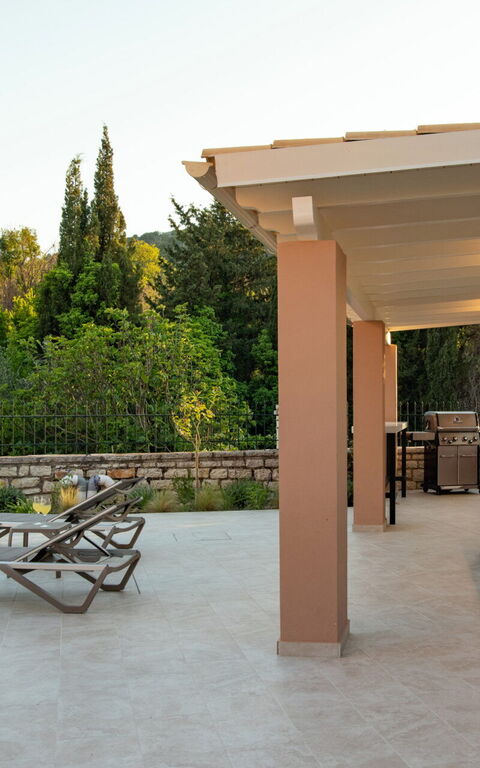 Villa Eleas Ikos: Balcony / Terrace / Patio, Building Exterior, Outdoor, Pool
