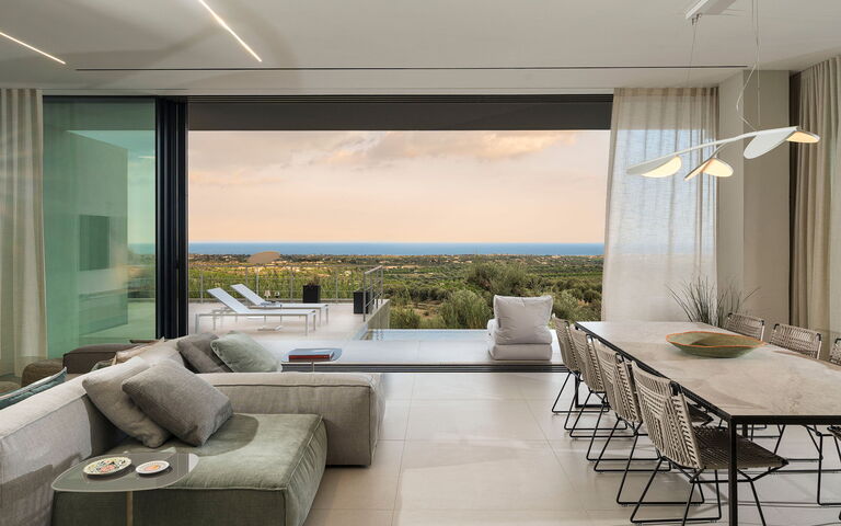 Villa Calypso: Dining Room, Living Room, Scenic View