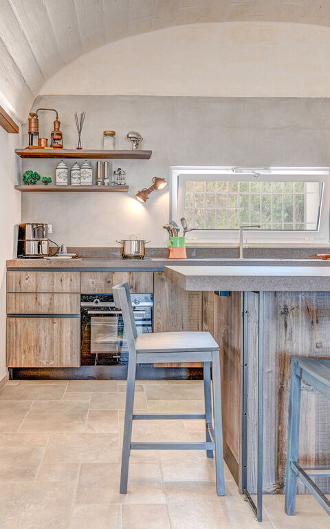 Trulli di Luccio: Dining Room, Kitchen