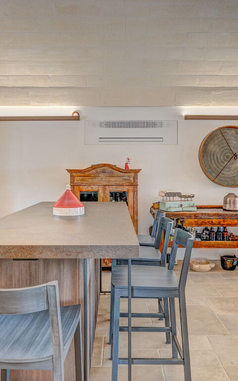 Trulli di Luccio: Dining Room, Kitchen