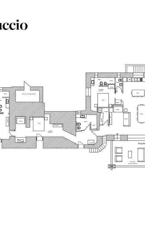 Trulli di Luccio: Planimetry