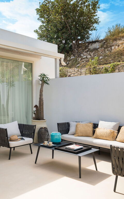 Villa Petite Afrique: Balcony / Terrace / Patio, Building Exterior, Outdoor