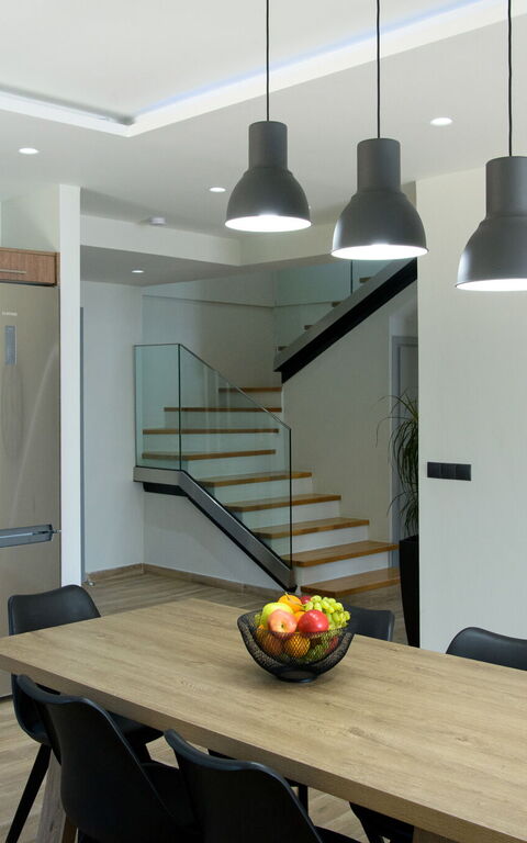 Villa Alkyoni: Dining Room, Kitchen