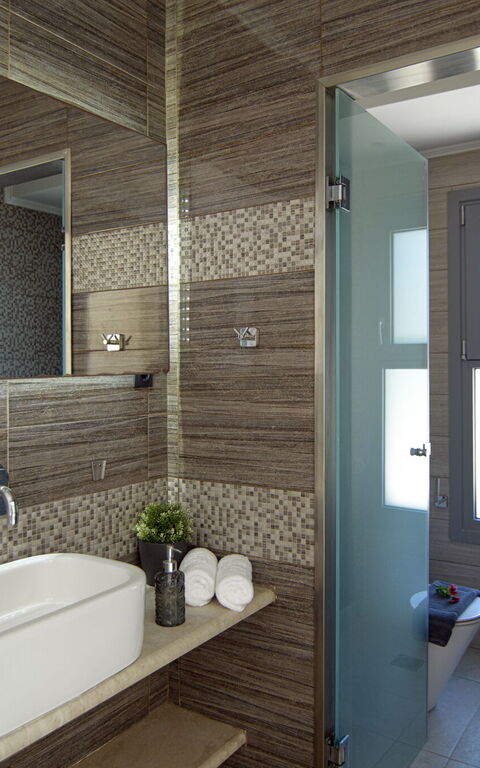 Villa Alkyoni: Bathroom