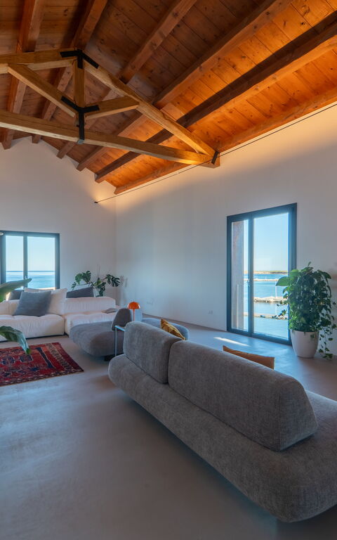 Punta Marina Luxury House: Living Room
