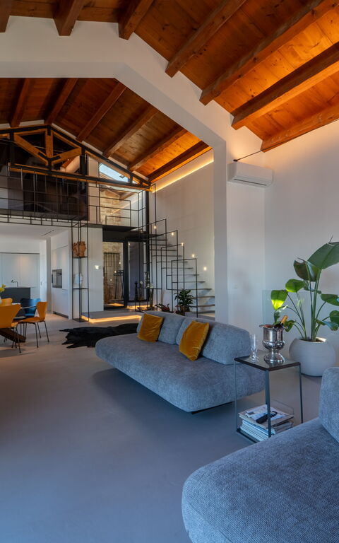 Punta Marina Luxury House: Living Room