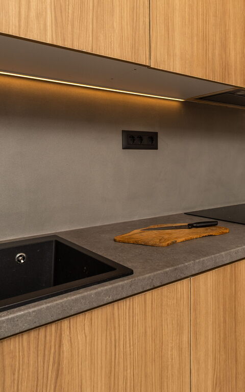 Lofos Horizon Villa: Kitchen