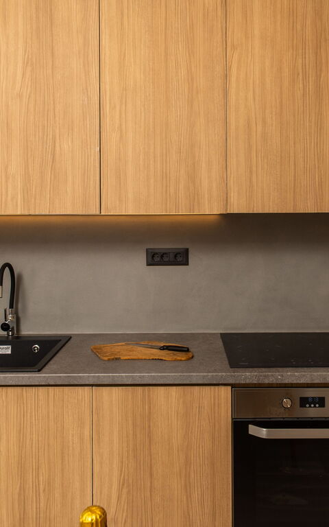 Lofos Horizon Villa: Kitchen