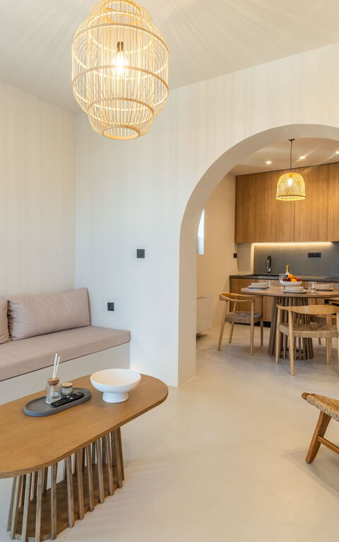 Lofos Horizon Villa: Living Room