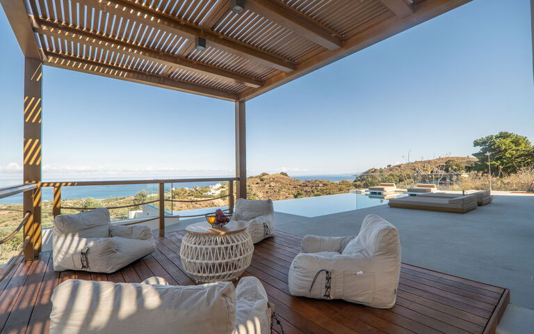 Lofos Horizon Villa: Balcony / Terrace / Patio, Building Exterior, Outdoor, Pool