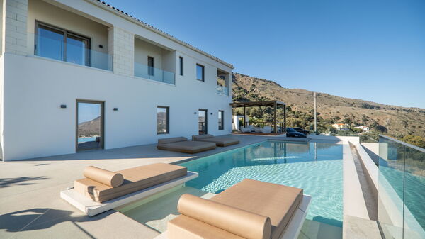 Lofos Horizon Villa: Building Exterior, Outdoor, Pool