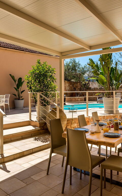 Villa Cava: Balcony / Terrace / Patio, Building Exterior, Outdoor, Pool